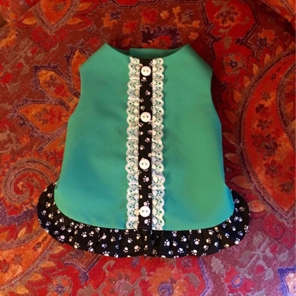 Handmade Dog Dress - Size Small - Picture 2 of 6